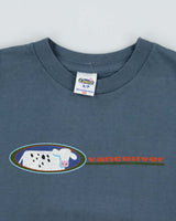 Vintage Y2K 00s Cows Vancouver Made In Canada Graphic Heavyweight Long Sleeve T-Shirt - S
