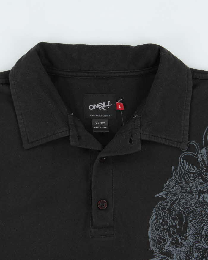 Vintage Y2K 00s O'Neill Graphic Short Sleeve Polo Shirt - L – Rokit