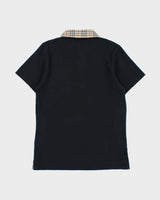 DS Vintage Y2K 00s Burberry Nova Check Slim Fit Short Sleeve Polo Shirt - M