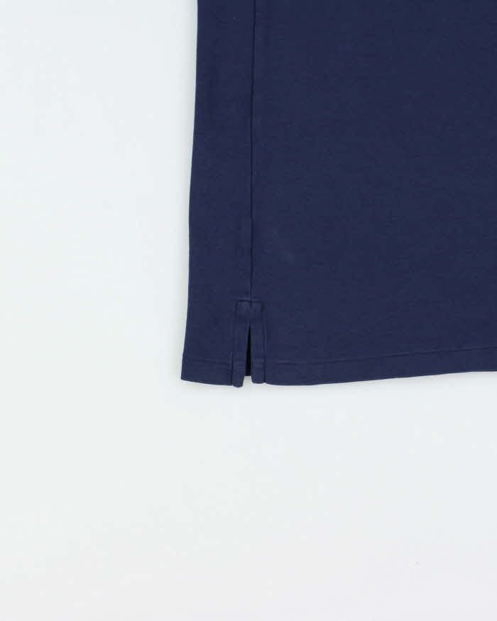 Vintage Polo Ralph Lauren Navy Custom Slim Fit Short Sleeve Polo Shirt - M