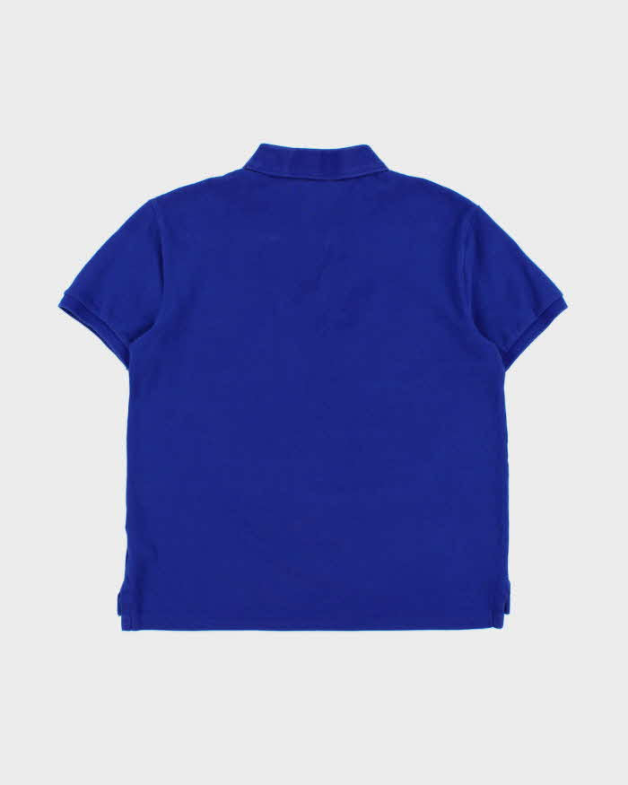 Vintage Polo Ralph Lauren Cobalt Custom Slim Fit Short Sleeve Polo Shirt - M