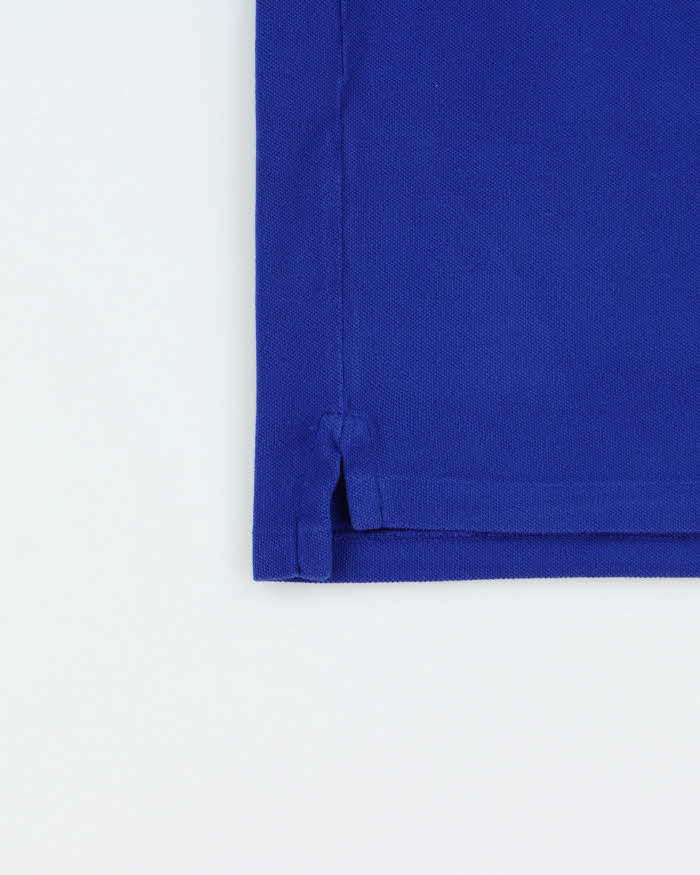 Vintage Polo Ralph Lauren Cobalt Custom Slim Fit Short Sleeve Polo Shirt - M