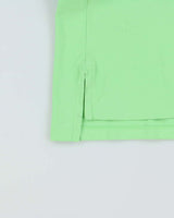 Vintage Y2K 00s Polo Ralph Lauren Lime Pima Interlock Short Sleeve Polo Shirt - XL
