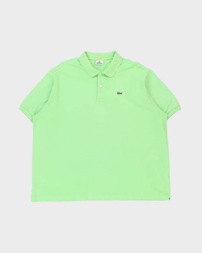 Vintage Y2K 00s Lacoste Lime Classic Croc Short Sleeve Polo Shirt - XXXL
