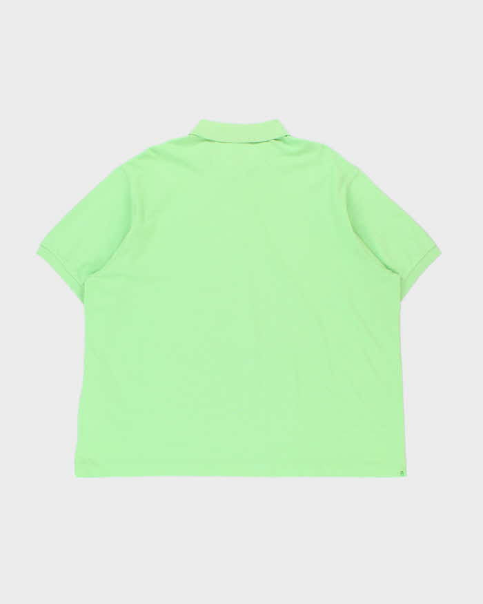 Vintage Y2K 00s Lacoste Lime Classic Croc Short Sleeve Polo Shirt - XXXL