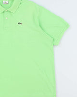 Vintage Y2K 00s Lacoste Lime Classic Croc Short Sleeve Polo Shirt - XXXL