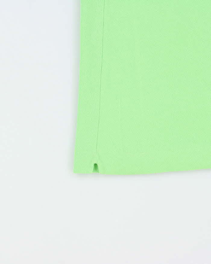 Vintage Y2K 00s Lacoste Lime Classic Croc Short Sleeve Polo Shirt - XXXL