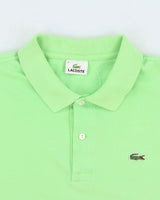 Vintage Y2K 00s Lacoste Lime Classic Croc Short Sleeve Polo Shirt - XXXL
