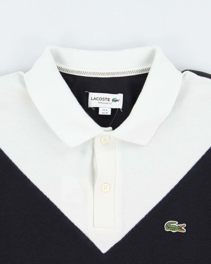 Vintage Lacoste Classic Croc Colour Block Regular Fit Short Sleeve Polo Shirt - M