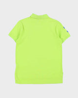 Vintage Y2K 00s Polo Ralph Lauren Volt Large Pony Custom Fit Short Sleeve Polo Shirt - M