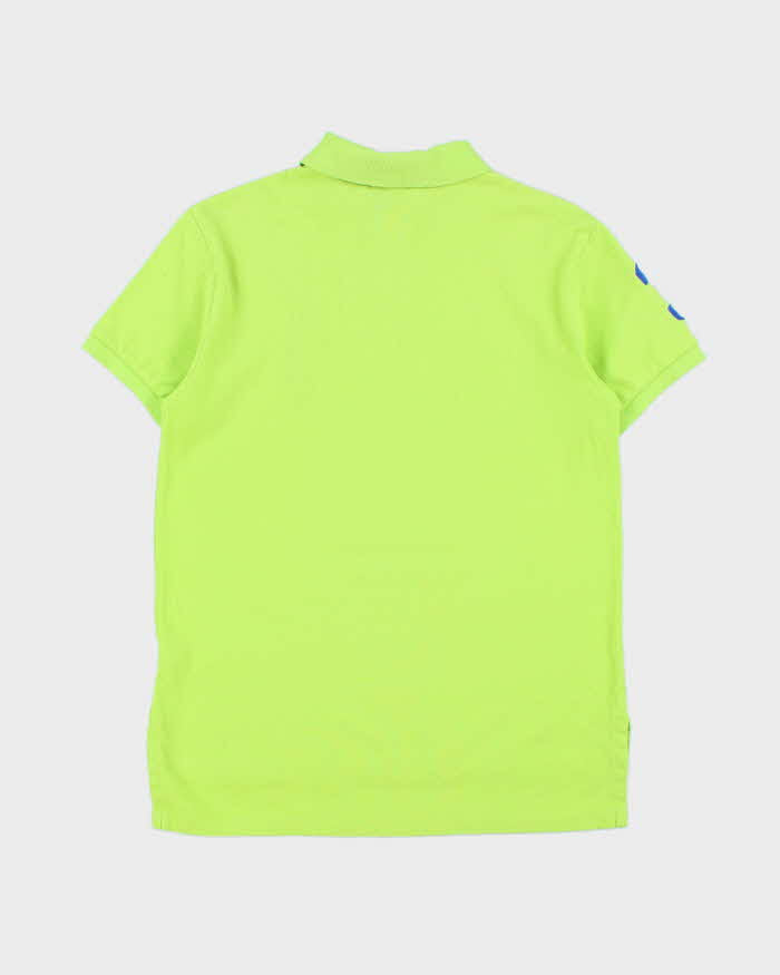 Vintage Y2K 00s Polo Ralph Lauren Volt Large Pony Custom Fit Short Sleeve Polo Shirt - M