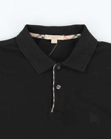Vintage Y2K 00s Burberry Brit Nova Check Trim Short Sleeve Polo Shirt - M