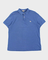 Vintage Y2K 00s Burberry Brit Nova Check Trim Short Sleeve Polo Shirt - XL
