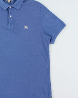 Vintage Y2K 00s Burberry Brit Nova Check Trim Short Sleeve Polo Shirt - XL