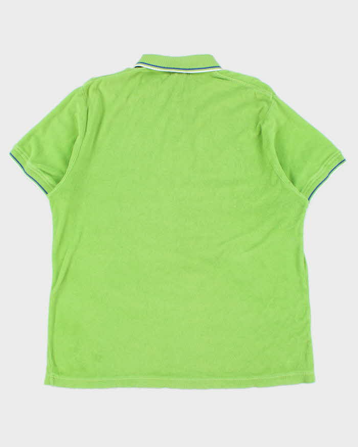 Vintage 1990s J.Crew Lime Short Sleeve Towelling Polo Shirt - XL