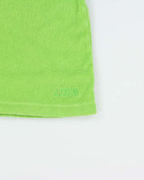 Vintage 1990s J.Crew Lime Short Sleeve Towelling Polo Shirt - XL