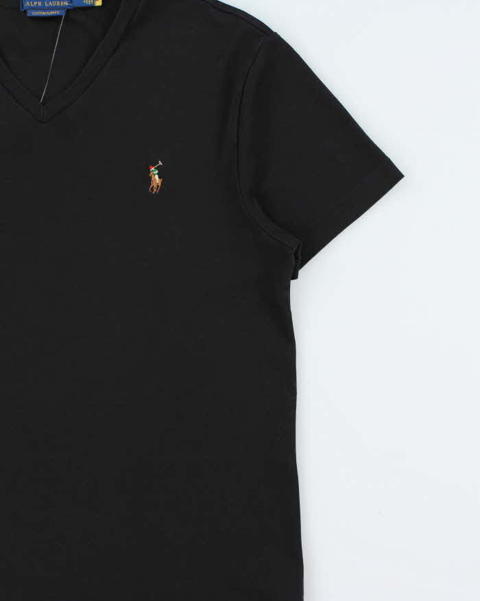 Vintage Polo Ralph Lauren Custom Slim Fit V-Neck T-Shirt - M