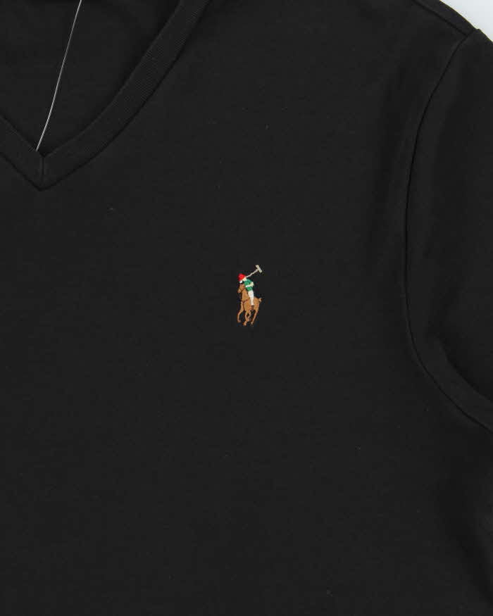 Vintage Polo Ralph Lauren Custom Slim Fit V-Neck T-Shirt - M