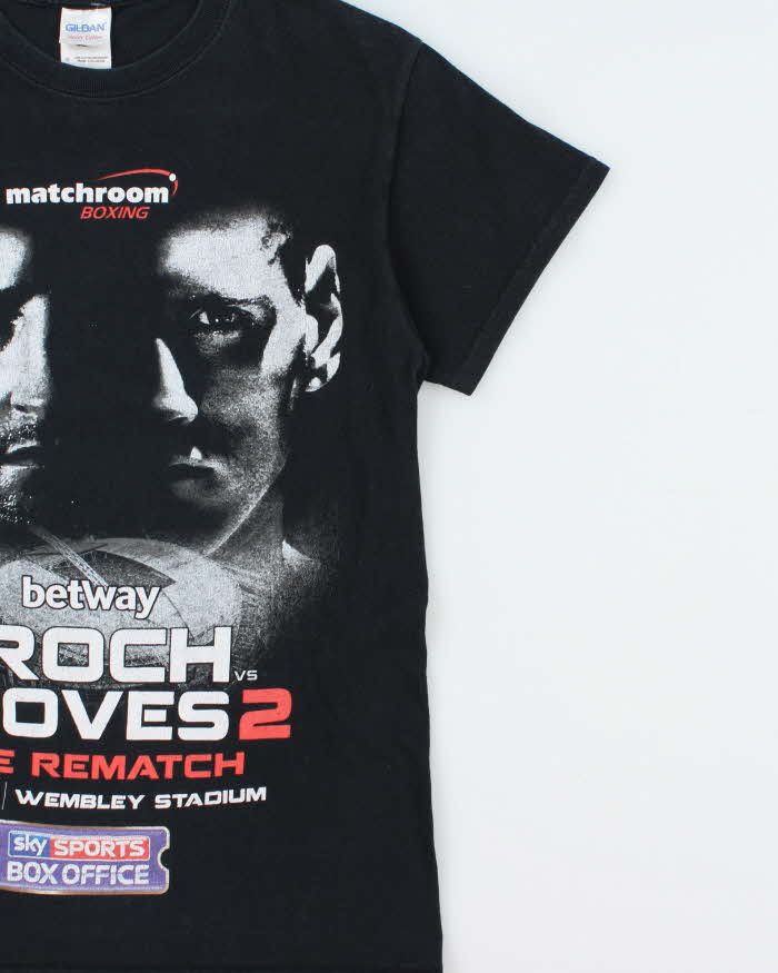 2014 Matchroom Boxing Froch vs Groves 2 The Rematch Heavyweight Crewneck T-Shirt - S