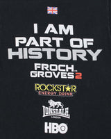2014 Matchroom Boxing Froch vs Groves 2 The Rematch Heavyweight Crewneck T-Shirt - S