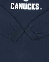 Vintage Y2K 00s Vancouver Canucks Heavyweight AAA Crewneck Long Sleeve T-Shirt - XL