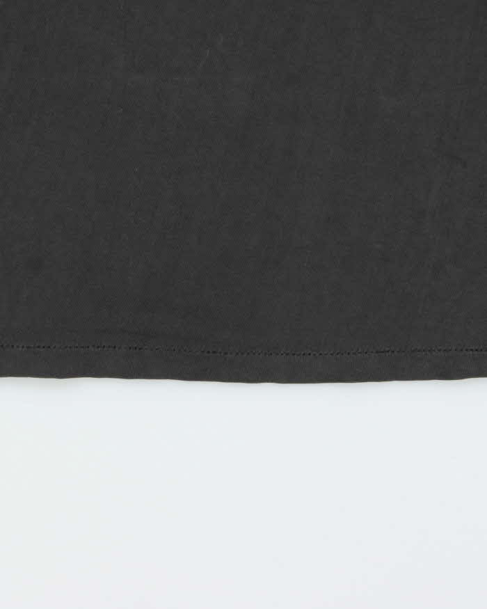 Vintage 1990s Oklahoma Print Faded Black Single Stitch Crewneck T-Shirt - XL