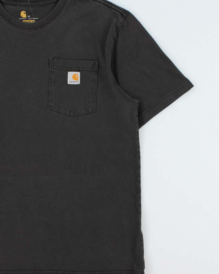 Vintage Carhartt Distressed Heavyweight Original Fit Crewneck Pocket T-Shirt - M