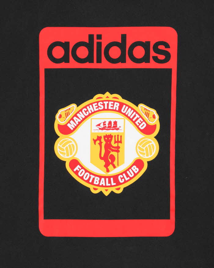 Vintage Adidas Originals Manchester United Heavyweight Crewneck T-Shirt - XL