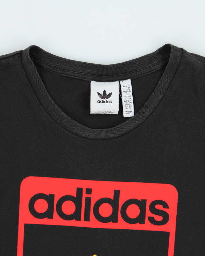 Vintage Adidas Originals Manchester United Heavyweight Crewneck T-Shirt - XL