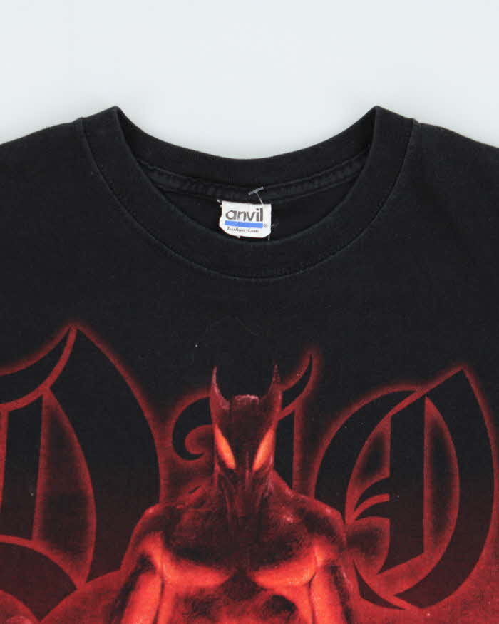Vintage Dio Last In Line Metal Band Anvil Preshrunk Crewneck T-Shirt - L
