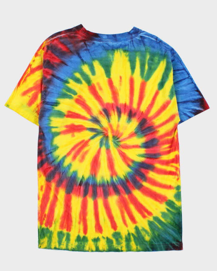 Vintage 1990s Hard Rock Cafe Jamaica Heavyweight Embroidered Tie-Dye Crewneck T-Shirt - XXL