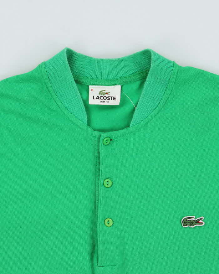 Vintage Y2K 00s Lacoste Heavyweight Slim-Fit Henley T-Shirt - XL