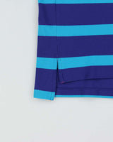 Vintage Polo Golf Ralph Lauren Performance Pima Cotton Blend Striped Short Sleeve Polo Shirt - M