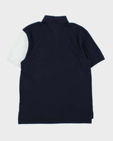 Vintage Y2K 00s Tommy Hilfiger Classic Colour Block Short Sleeve Polo Shirt - M