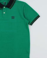 Vintage Umbro Classic Striped Trim Short Sleeve Polo Shirt - M
