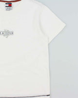 Vintage Y2K 00s Tommy Hilfiger Jeans Denim Heavyweight Crewneck T-Shirt - M