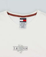 Vintage Y2K 00s Tommy Hilfiger Jeans Denim Heavyweight Crewneck T-Shirt - M