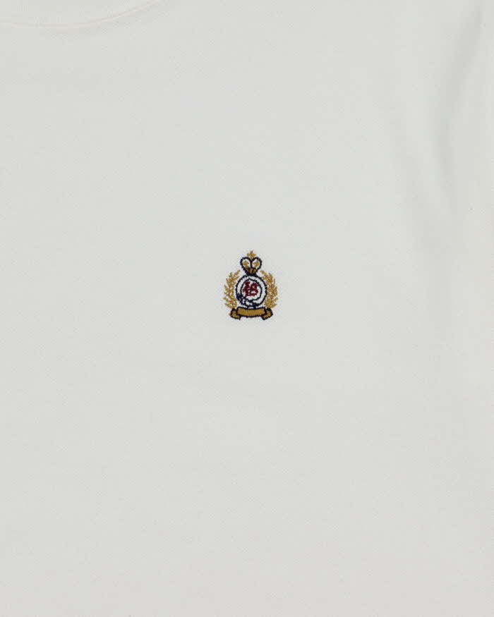 Vintage 1990s Bugle Boy Company Embroidered Heavyweight Crewneck T-Shirt - M