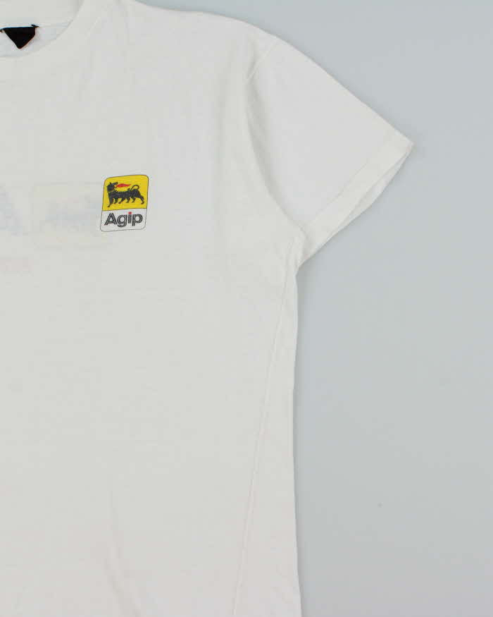Vintage 1990s Agip Italy Motor Oils F1 Racing Single Stitch Crewneck T-Shirt - M