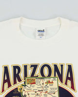Vintage Y2K 00s Arizona State Anvil Preshrunk Heavyweight Crewneck T-Shirt - XL
