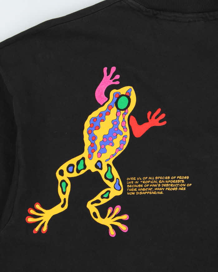 Vintage 1991 Frog Frenzy Hanes Beefy Made In USA Heavyweight Single Stitch Crewneck T-Shirt - L