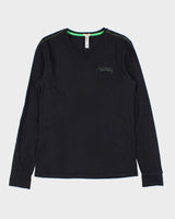 Vintage Y2K 00s Diesel Chain Stitch Fitted Long Sleeve Crewneck T-Shirt - L