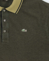 Vintage Y2K 00s Lacoste Check Classic Croc Short Sleeve Polo Shirt - M
