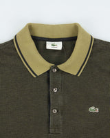 Vintage Y2K 00s Lacoste Check Classic Croc Short Sleeve Polo Shirt - M