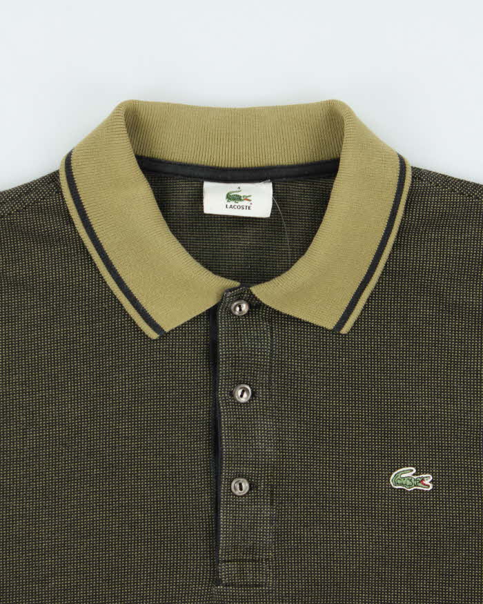 Vintage Y2K 00s Lacoste Check Classic Croc Short Sleeve Polo Shirt - M