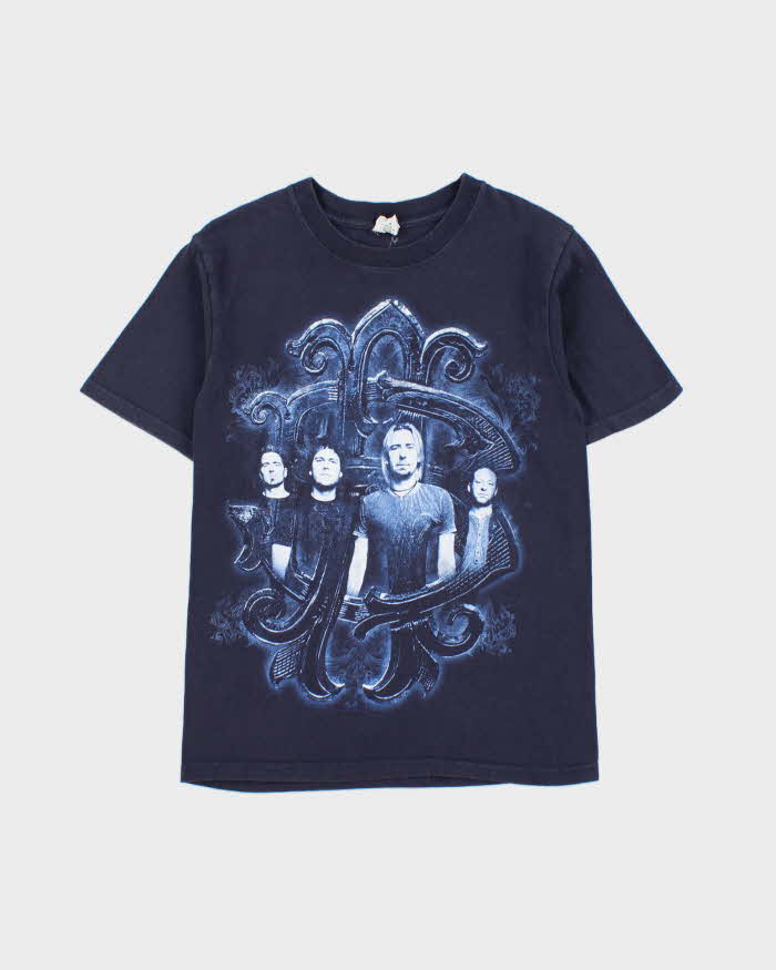 Vintage Nickelback 2010 Tour Anvil Heavyweight Crewneck T-Shirt - S