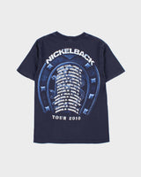 Vintage Nickelback 2010 Tour Anvil Heavyweight Crewneck T-Shirt - S