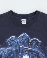 Vintage Nickelback 2010 Tour Anvil Heavyweight Crewneck T-Shirt - S