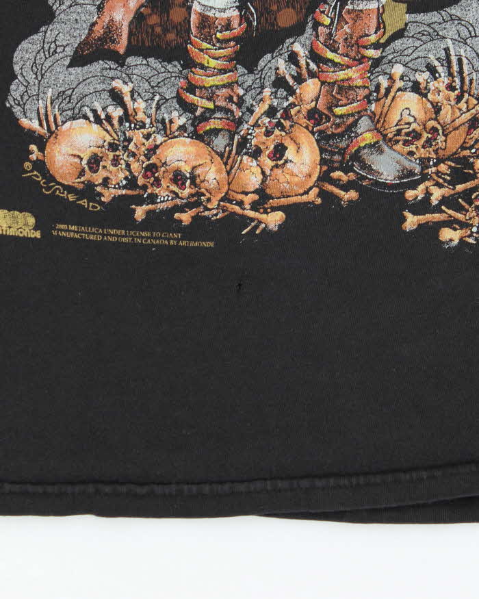 Vintage 2003 Metallica 'Unforgiven Executioner' Artimonde Crewneck T-Shirt - M