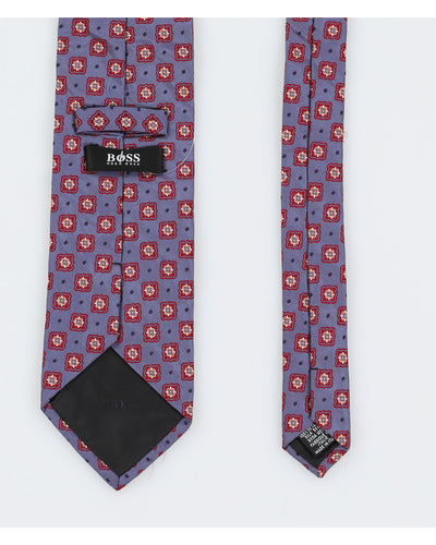 Hugo Boss Purple / Blue Silk Tie